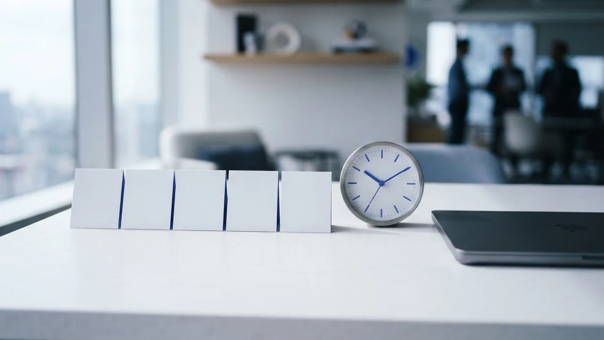 Calendar pages and a clock suggest ACH payment timing across business days