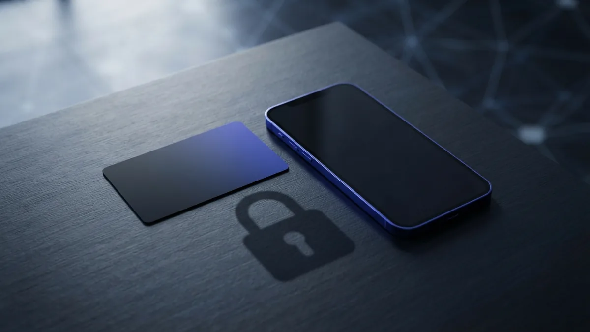 Contactless card and smartphone arranged to suggest secure digital payments